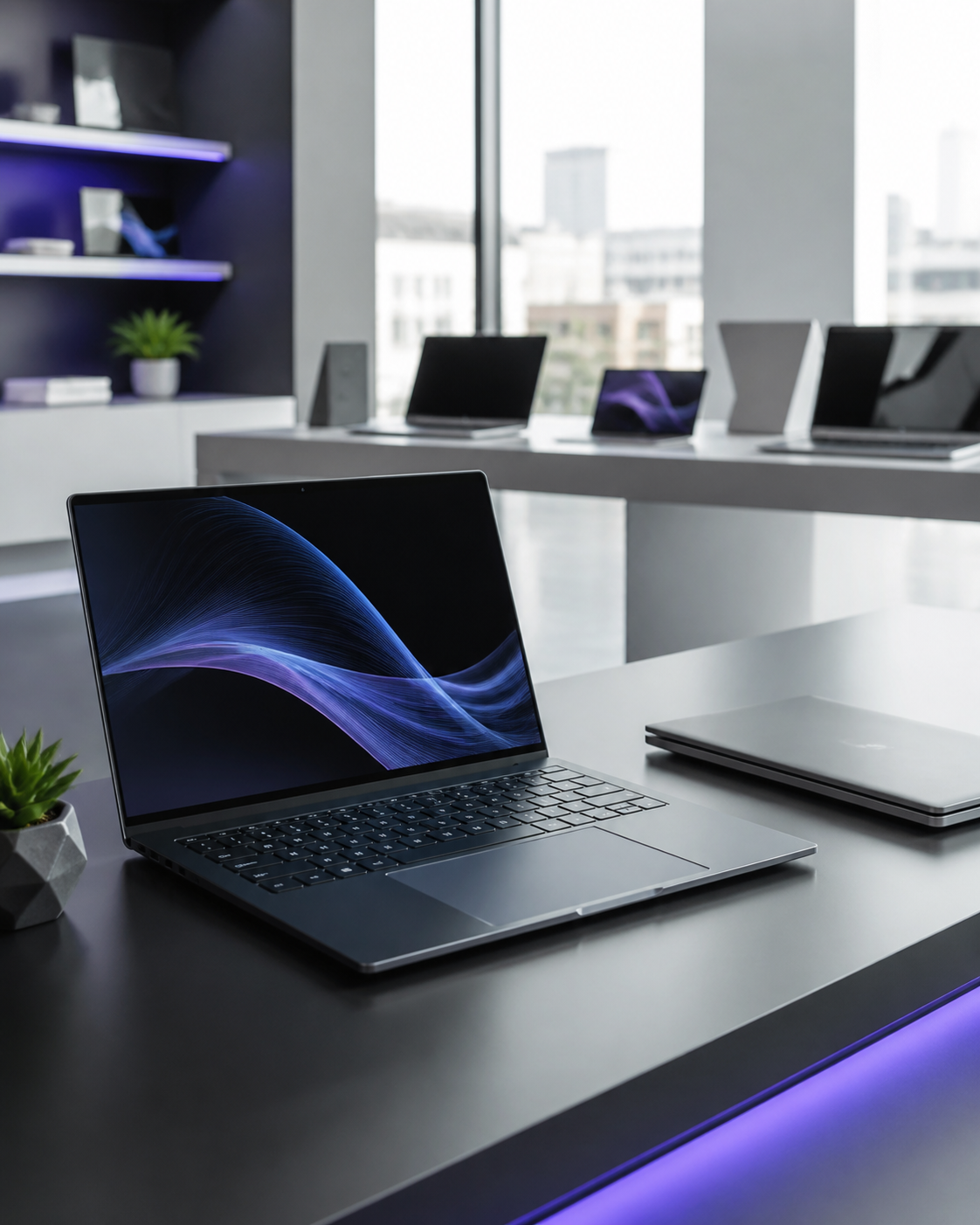 Laptops profesionales como imagen referencial para MicroStar Perú